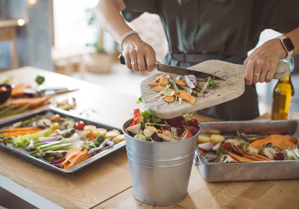 Food scraps generated from home cooking