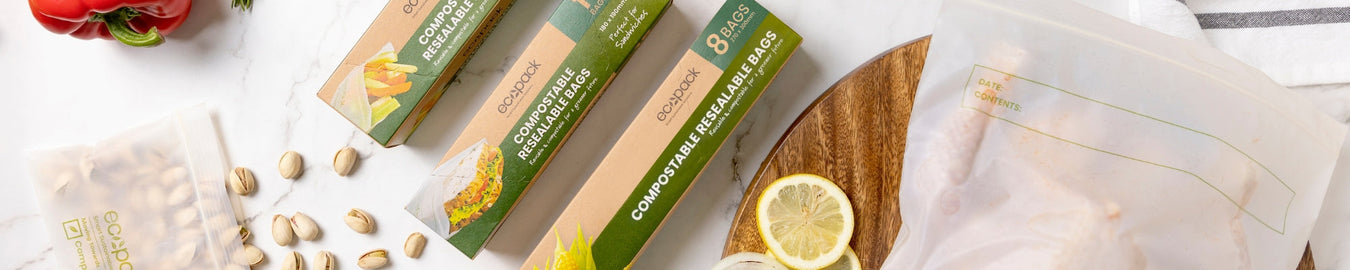 Compostabe ziplock bags