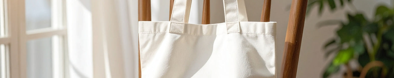 Reusable cotton canvas bags