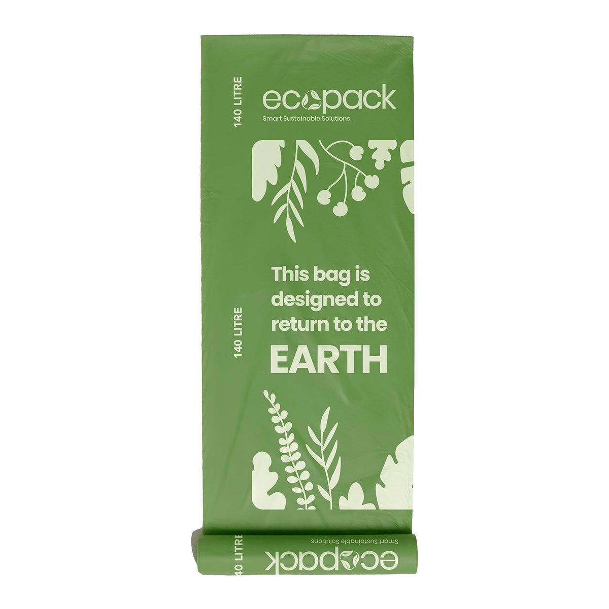 Ecopack 140L Compostable Bin Liners Bag 