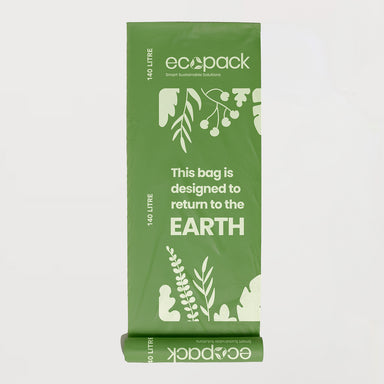 Ecopack 140L Compostable Bin Liners Bag 