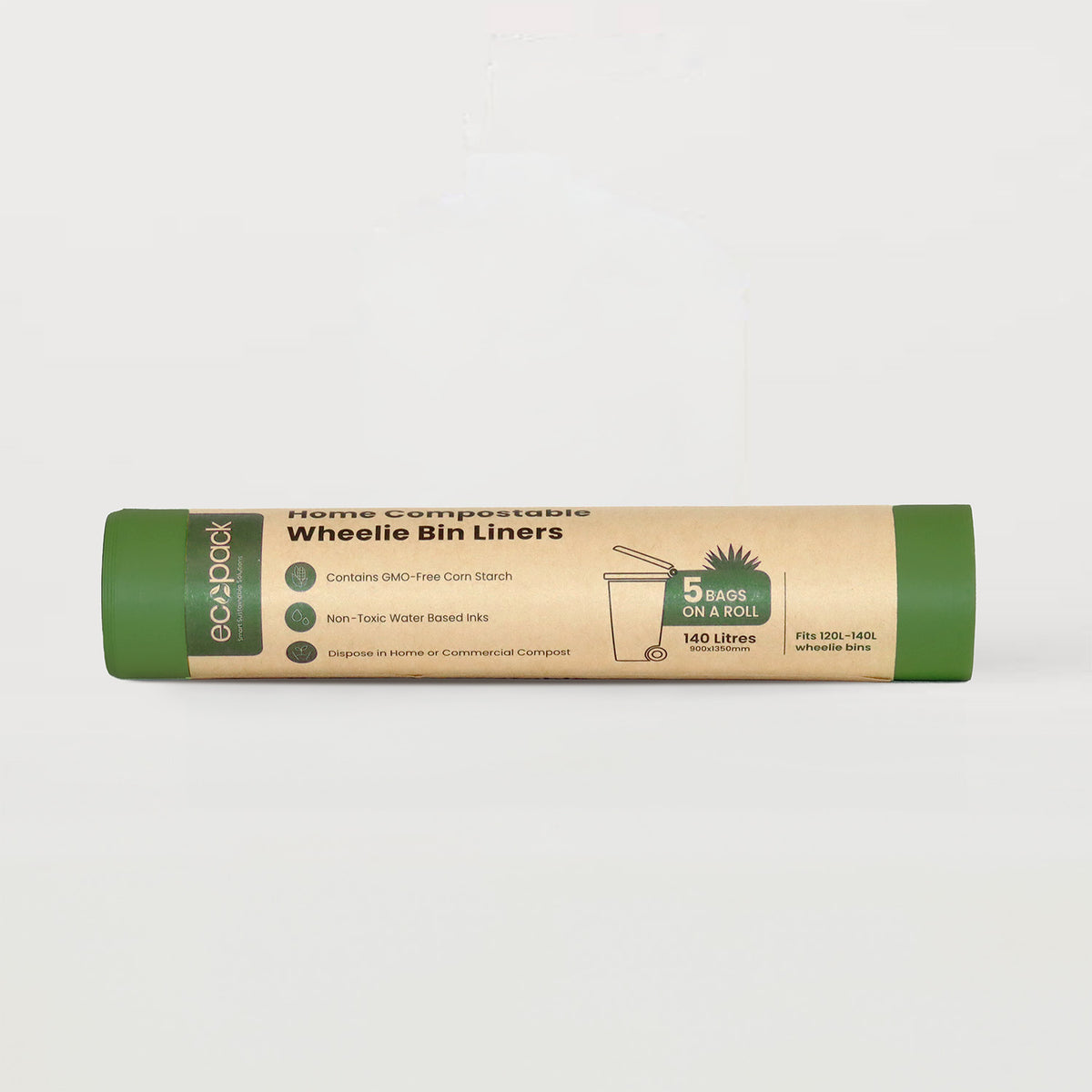 Ecopack 140L Compostable Bin Liners Roll