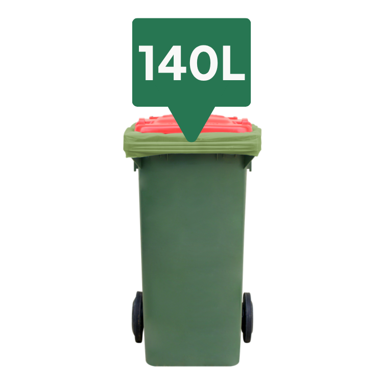 140l wheelie bin