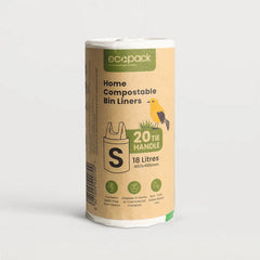 Ecopack 18 L small compostable bin liner roll (20 bags)