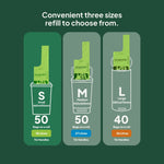 Ecopack Lime Green Compostable Bin Liners Refills Different Sizes (S)