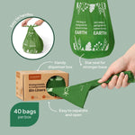 Ecopack 36L Compostable Green Bin Liners Dispenser Box Features