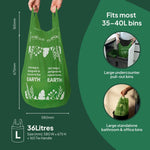 Ecopack 36L Compostable Green Bin Liners Dispenser Box Bag Size