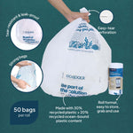 Ecopack 36L Ocean Bound Recycled Plastic Bin Liners Features