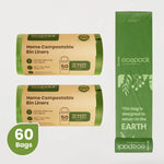 Ecopack Compostable Garbage Bags 2 Rolls Bundle