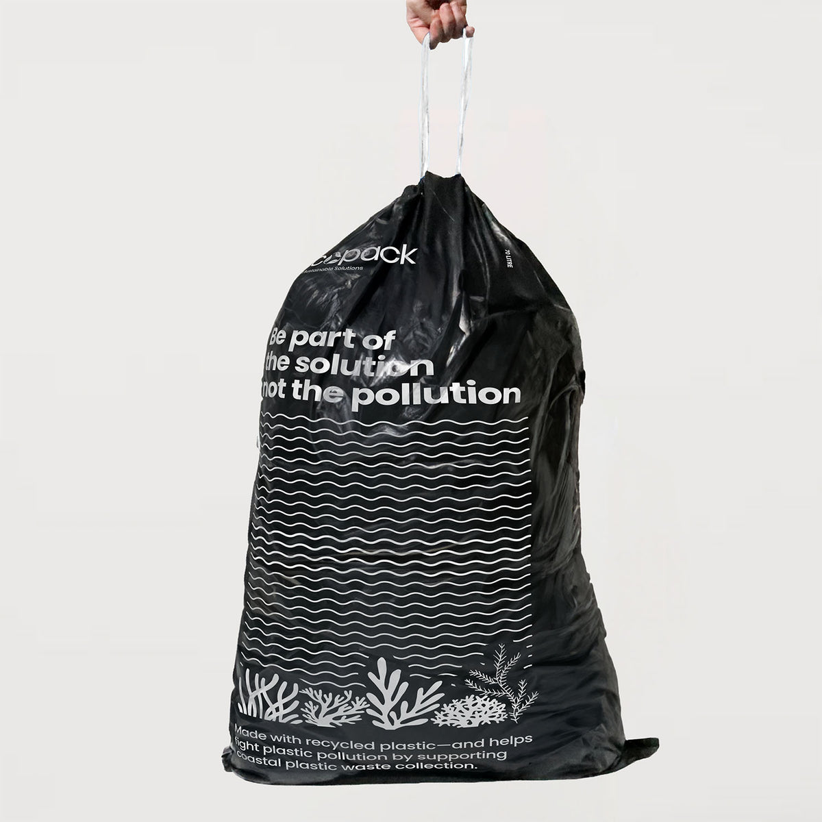 Ecopack 70L XL Recycled Plastic Garbage Bag