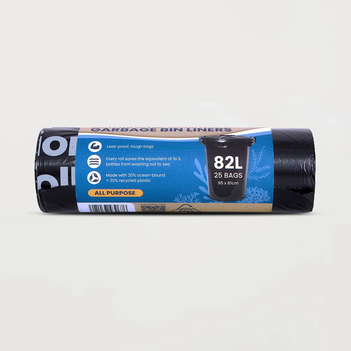 Ecopack 82L Recycled Garbage Bags