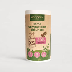 Ecopack 8L Compostable Bin Liners Roll