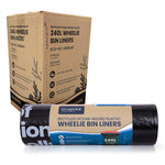 Ecopack 240L Recycled Wheelie Bin Liners - All Purpose - Carton