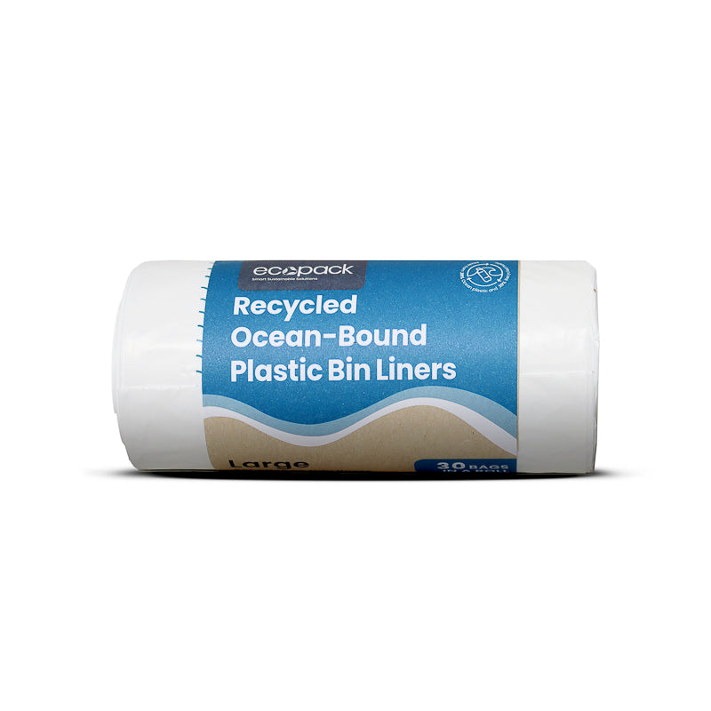 36L Large Ocean-Bound Plastic Recycled Plastic Bin Liners- Medium Duty