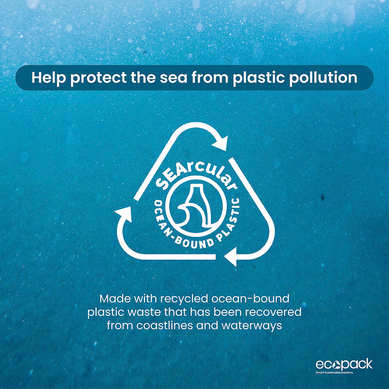 36L Large Ocean-Bound Recycled Plastic  Bin Liners-Medium Duty