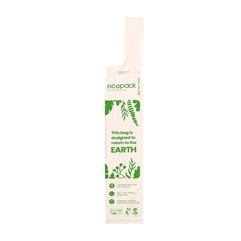 Ecopack Compostable/Biodegradable Bin Liners 18L- 4 x 20 bags