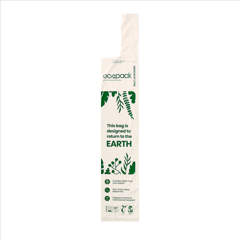 ED-2027-H Compostable/Biodegradable Bin Liners 27L