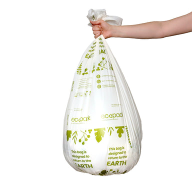 Hand holding the Compostable Garbage Bags