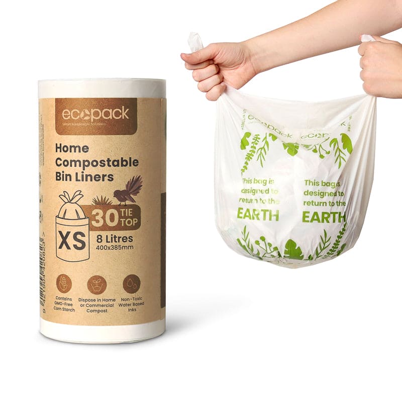 Ecopack 8L Compostable Bin Liners