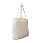 Natural cotton calico tote bag