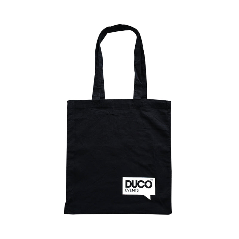EC-05 Black Calico Promotional Tote Bag