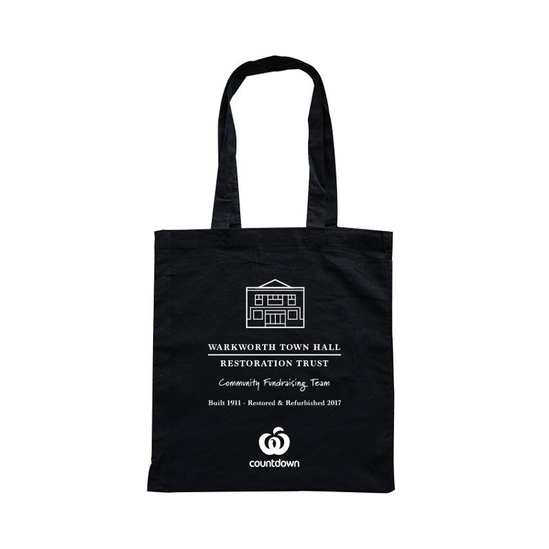EC-05 Black Calico Promotional Tote Bag