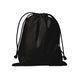 Ecobags Large Black Cotton Calico Drawstring Tote Bag