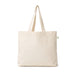 Natural organic fairtrade calico cotton tote bag