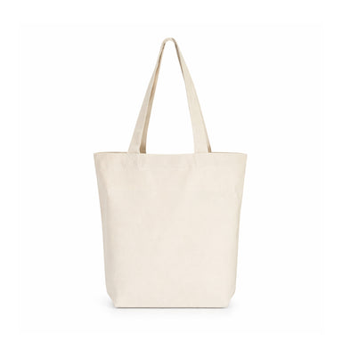 Ecobags Natural Canvas with Bottom Gusset Tote Bag