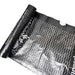 Ecopack 70L black drawstring recycled plastic garbage bag rolled out
