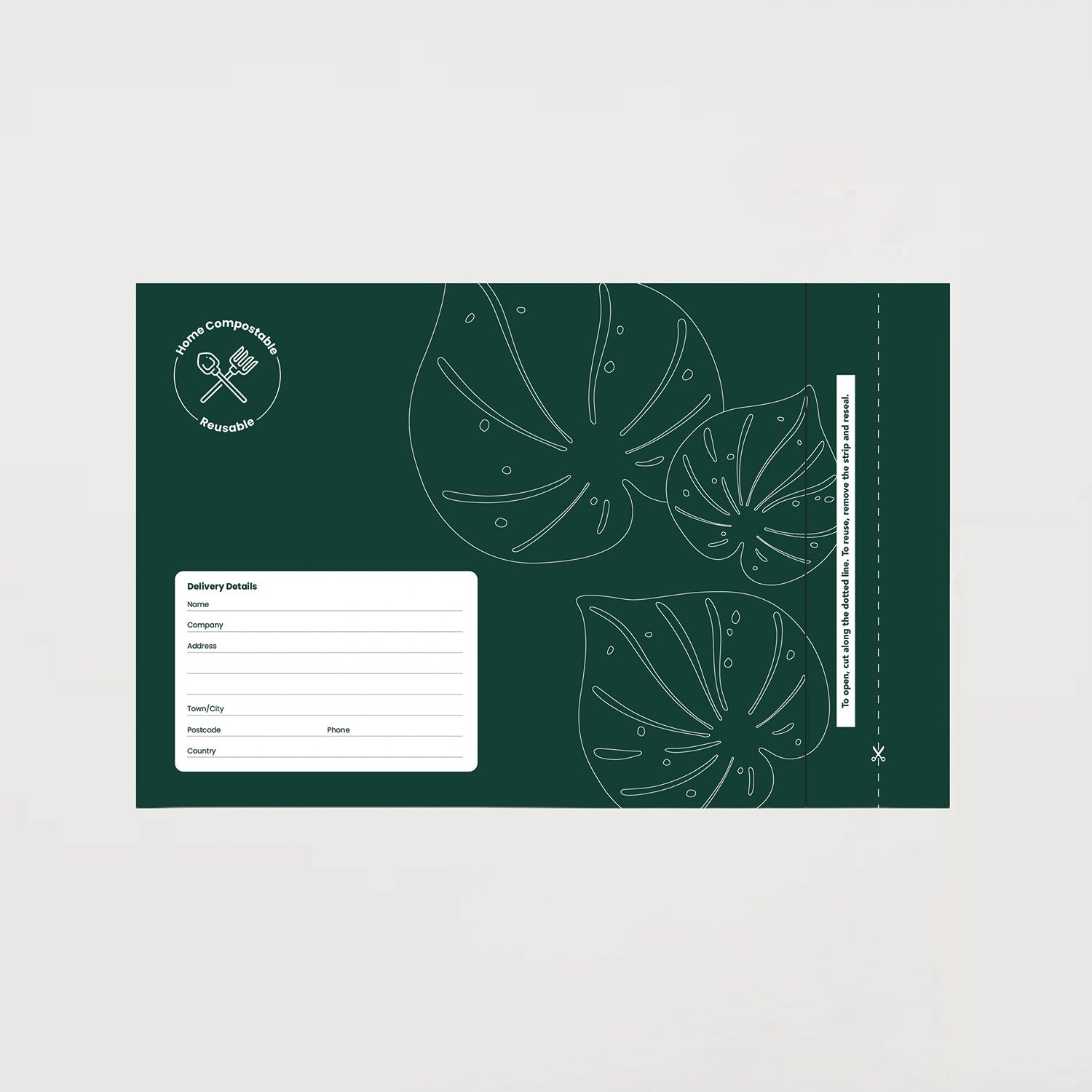 Ecopack A4 Compostable Postage Bag 