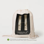 Ecobags Natural Calico Drawstring Backpack Client Example