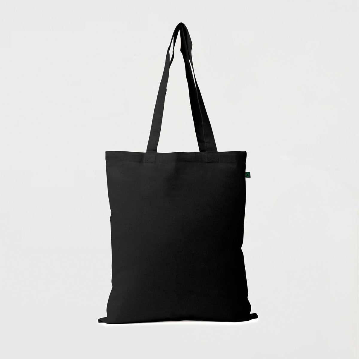 Ecobags Plain Black Calico Promotional Bag