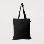 Ecobags Plain Black Calico Promotional Bag