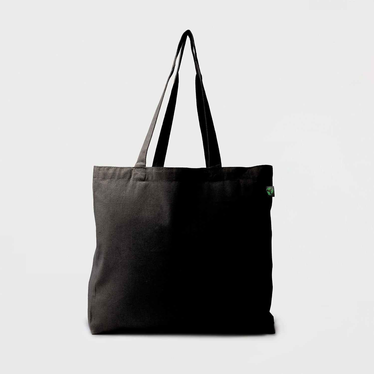 Ecobags Black Calico Tote Bags with Gusset 