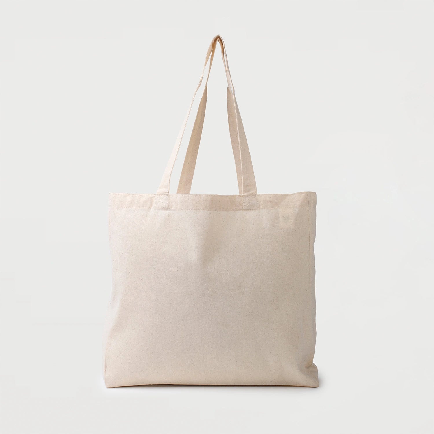 Natural cotton calico tote bag