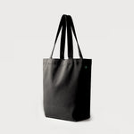 Ecobags Black Organic Canvas Good Grocer Tote Bag Quarter View