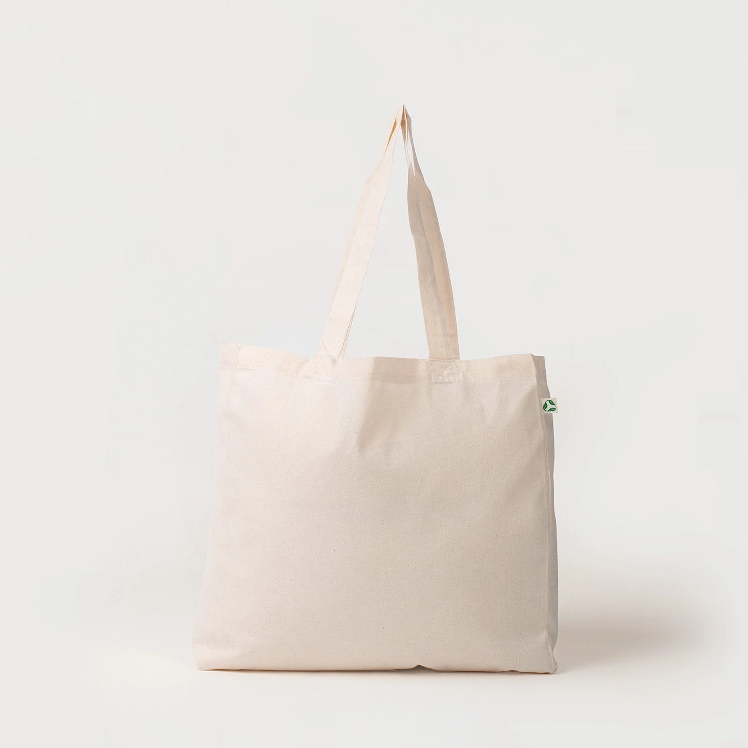 Ecobags Fairtrade Organic Calico Cotton Tote Bag with Guesset