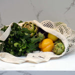 Ecopack Fairtrade & Organic Cotton String Bag with Short Handle 