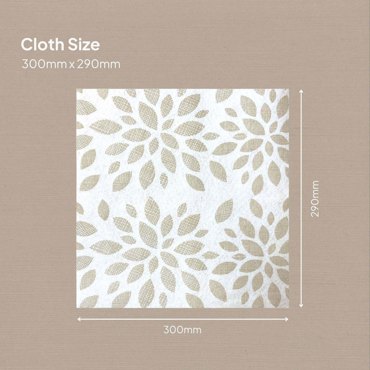 Ecopack multi-purpose bamboo cleaning cloth size