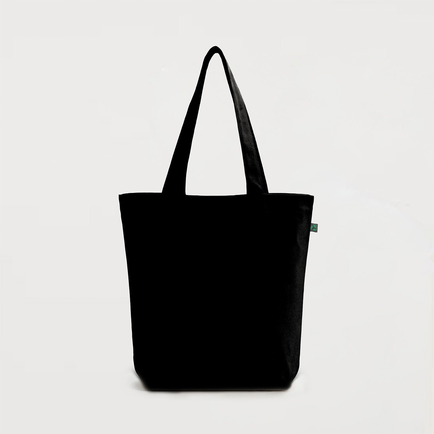 Ecobags Black Organic Canvas Good Grocer Tote Bag