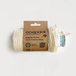 Ecopack Organic Cotton String Bags - Set of 2 (Medium)