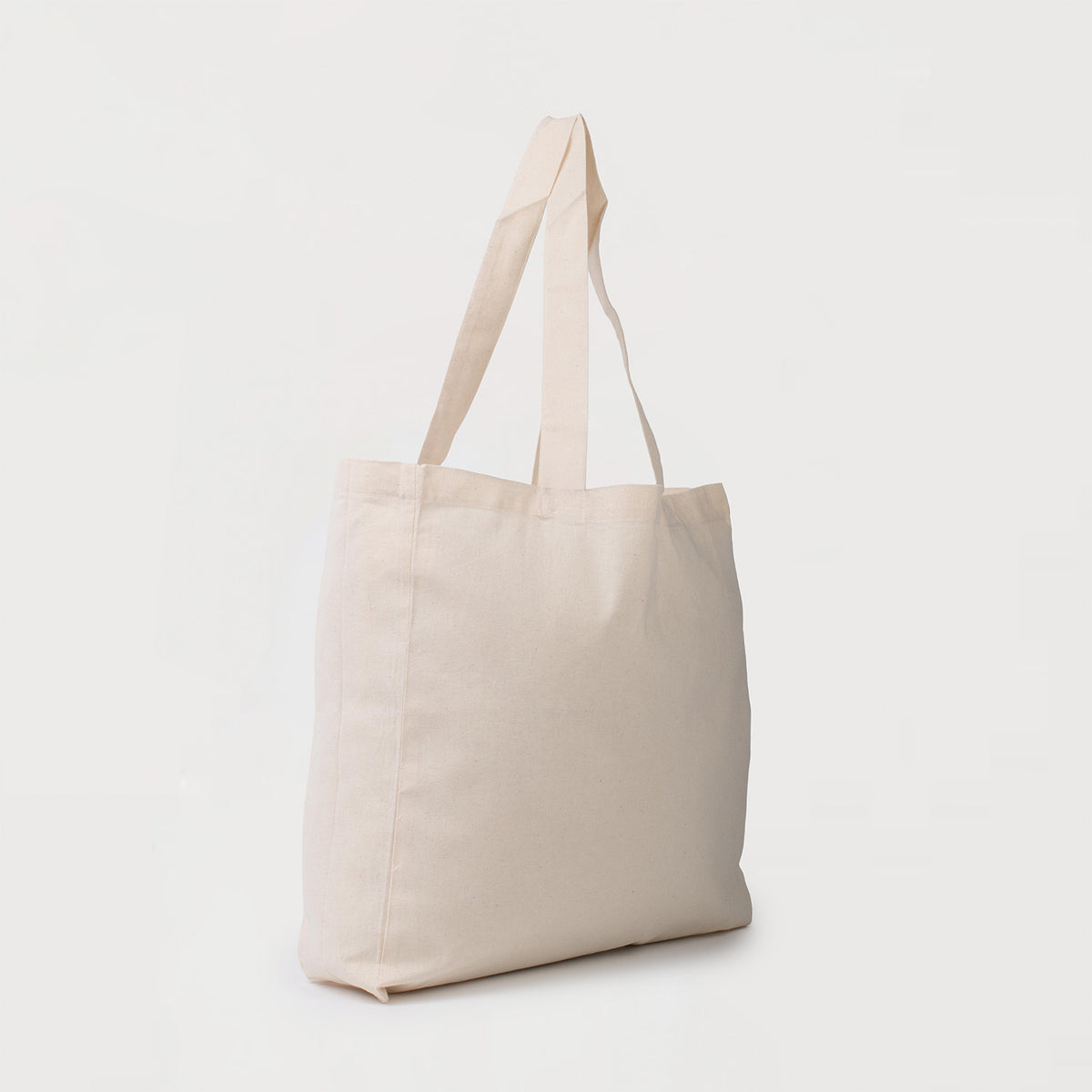 Ecobags Fairtrade Organic Calico Cotton Tote Bag Quarter View
