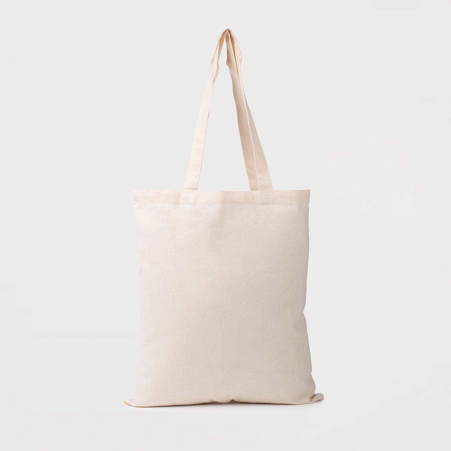 Promotional natural cotton calico tote bag