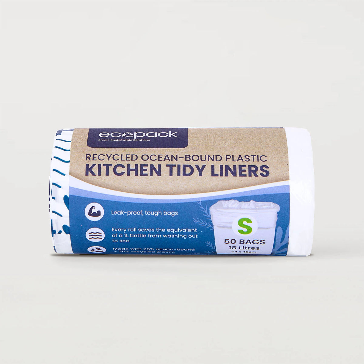 Ecopack 18L Recycled Plastic Bin Liners