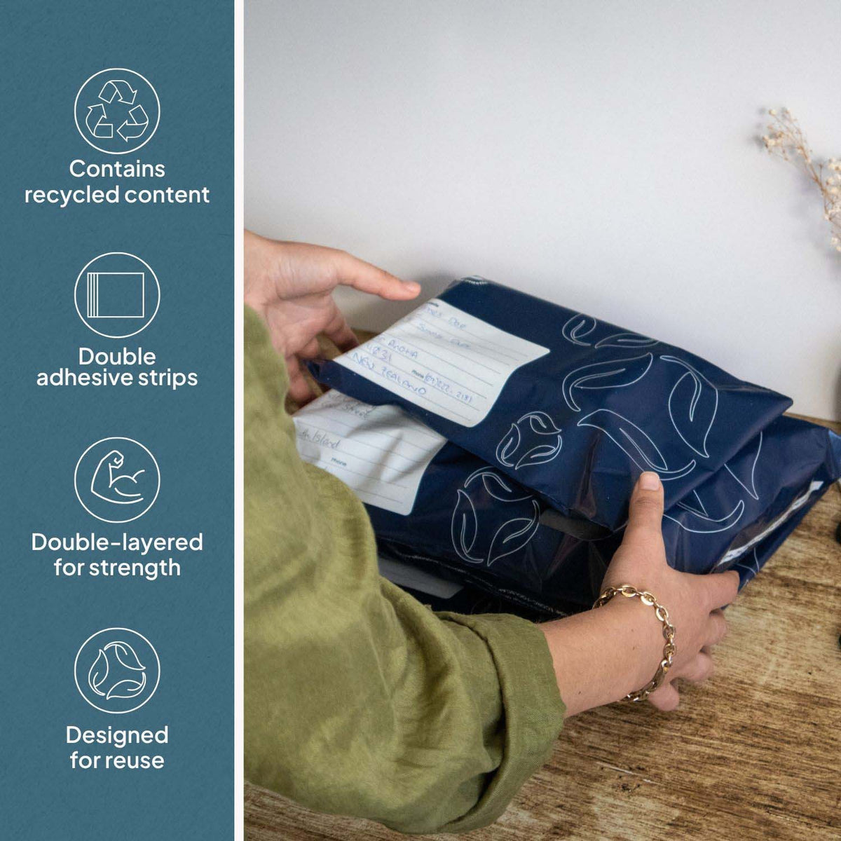 Ecopack recycled mailing satchels overview