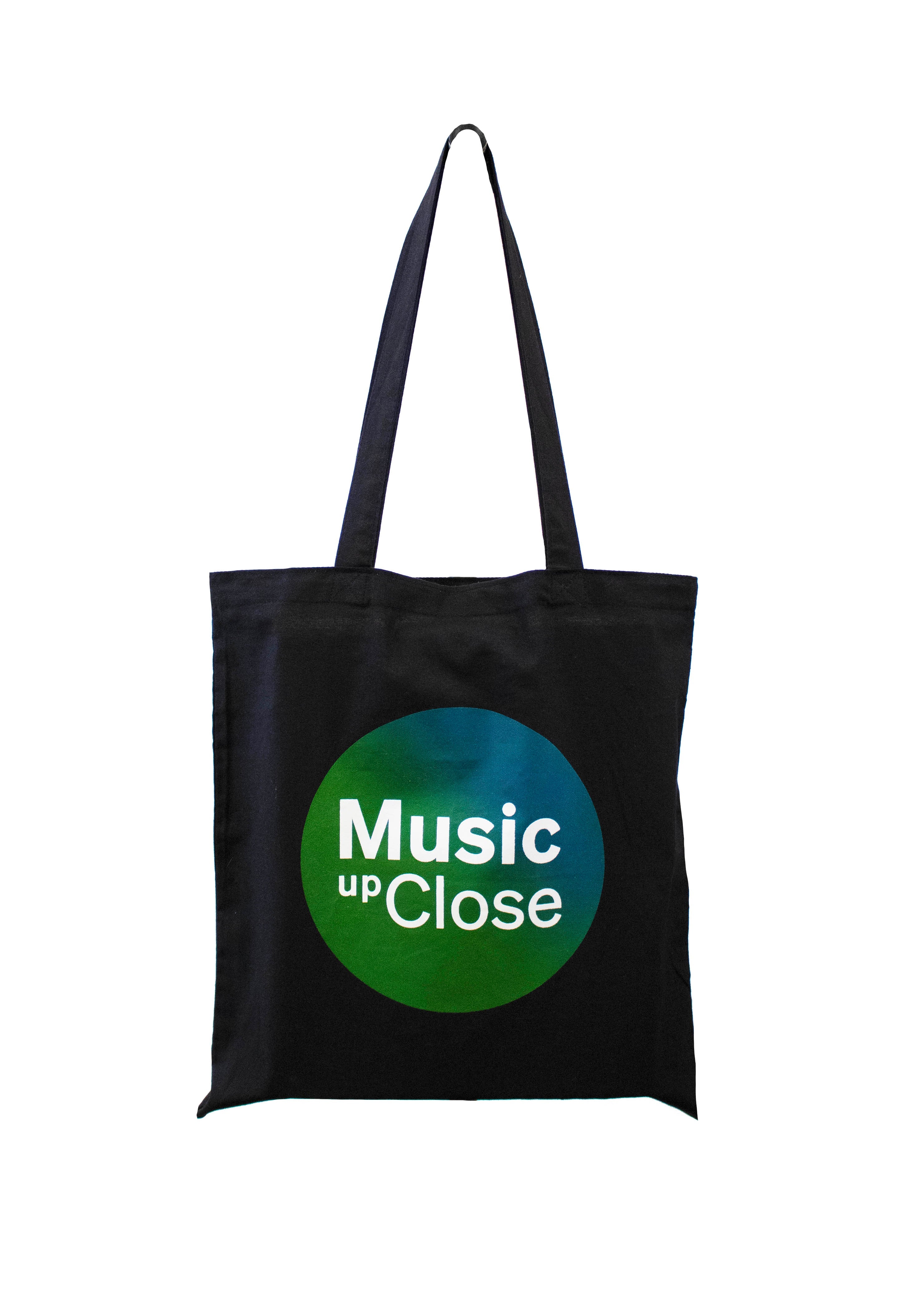 EC-05 Black Calico Promotional Tote Bag