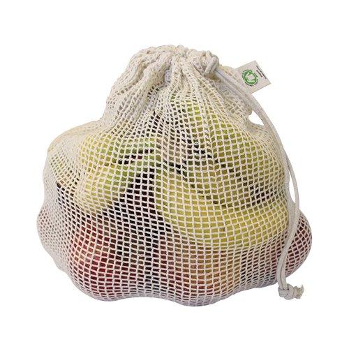 EC-33 Organic Cotton String Bags - Set of 2 (Medium) - Ecopack Australia